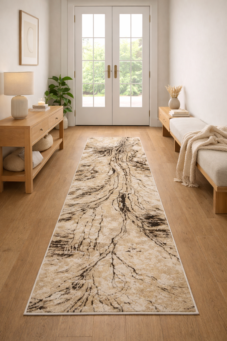 Current Mocha PGI Runner Rug 2.6x10 ft - Image 2
