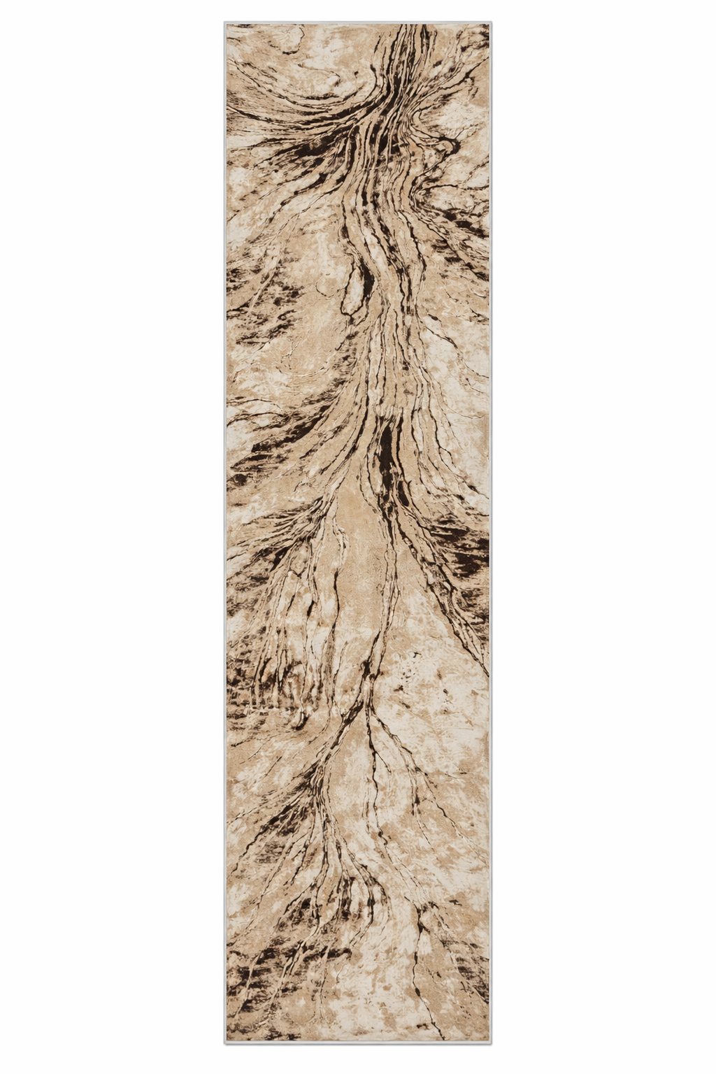 Current Mocha PGI Runner Rug 2.6x10 ft