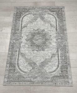 Alternative view of Traditional Premium Turkish Area Rug - Cream and Green