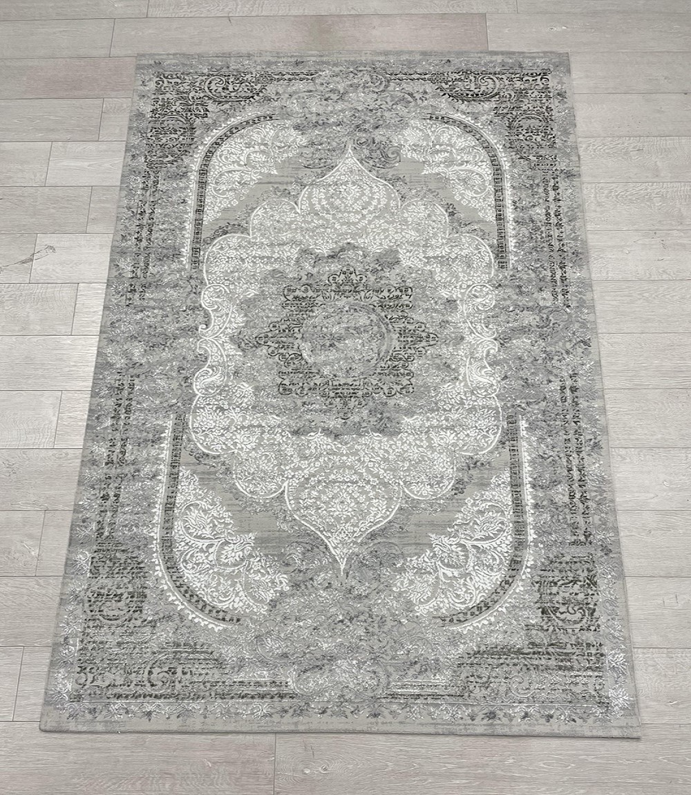 Traditional Premium Turkish Area Rug - Cream and Green - Image 2
