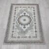 Oriental Premium Turkish Area Rug - Cream and Beige - Image 2