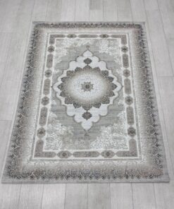 Alternative view of Oriental Premium Turkish Area Rug - Cream and Beige