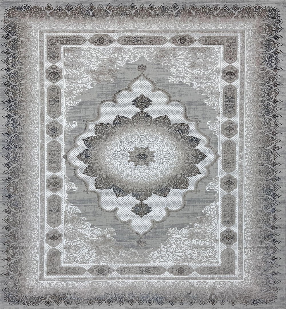 Oriental Premium Turkish Area Rug - Cream and Beige