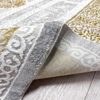 Diamond Premium Turkish Area Rug - Cream and Gold - Image 4
