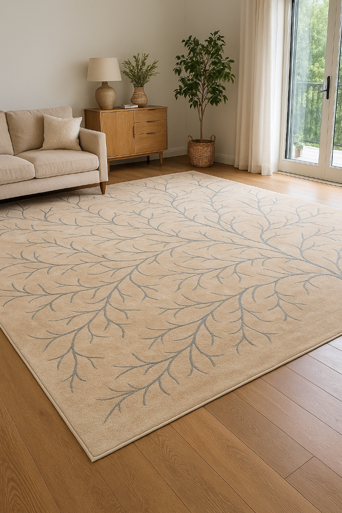 Teal Branch Area Rug - 10x13 (ft) - Image 2
