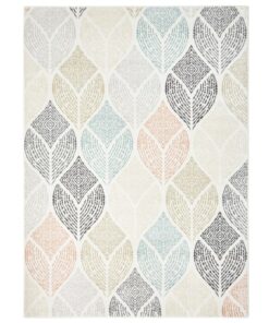 Home Dynamix New Weave Samira Geometric Area Rug, Ivory - 5.3 x7.2