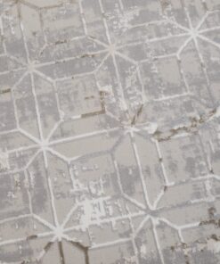 Alternative view of Starburst Geometric Round Rug - 3.2x3.2 (ft)
