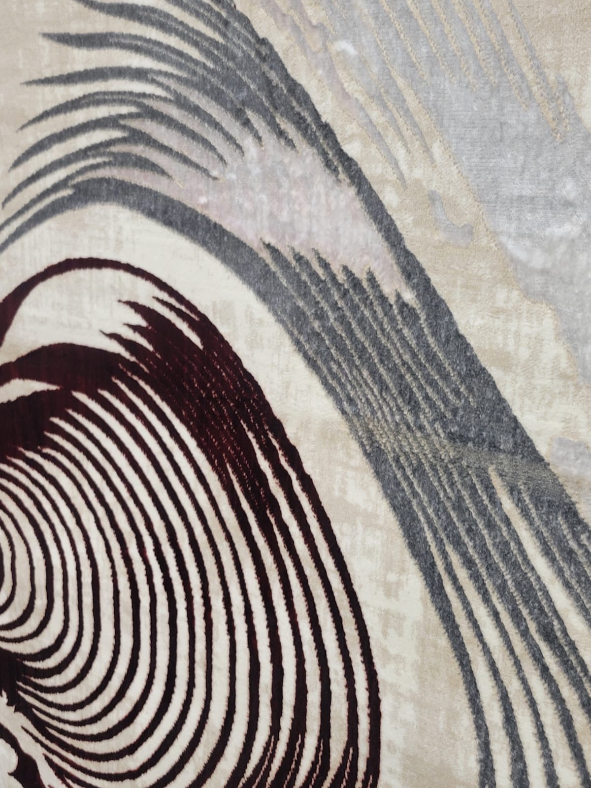Crimson Wave Area Rug - 10x13 (ft) - Image 3
