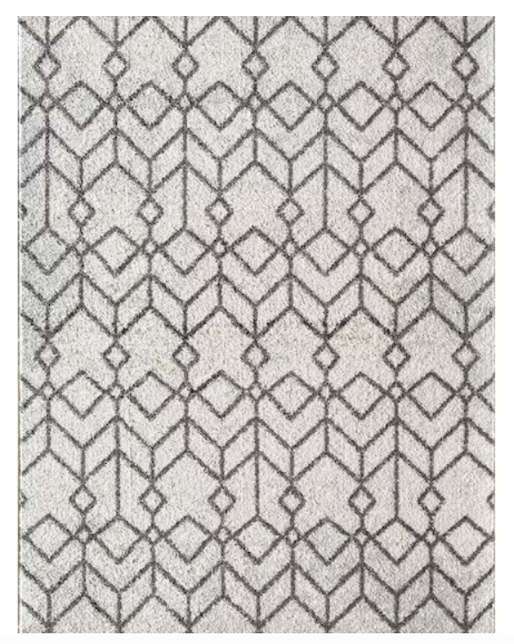 Knox Candle White Tribal Area rug - 5 x 7 (ft)