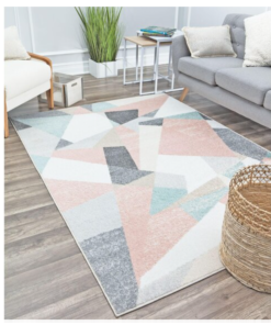 Alternative view of Miko Milkshake Pink Rug -  5 x 7.6 (ft)