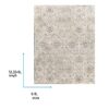allen + roth Delft Gray Medallion Area Rug - 9x12 - Image 5