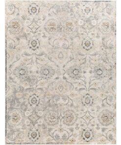 allen + roth Delft Gray Medallion Area Rug - 9x12
