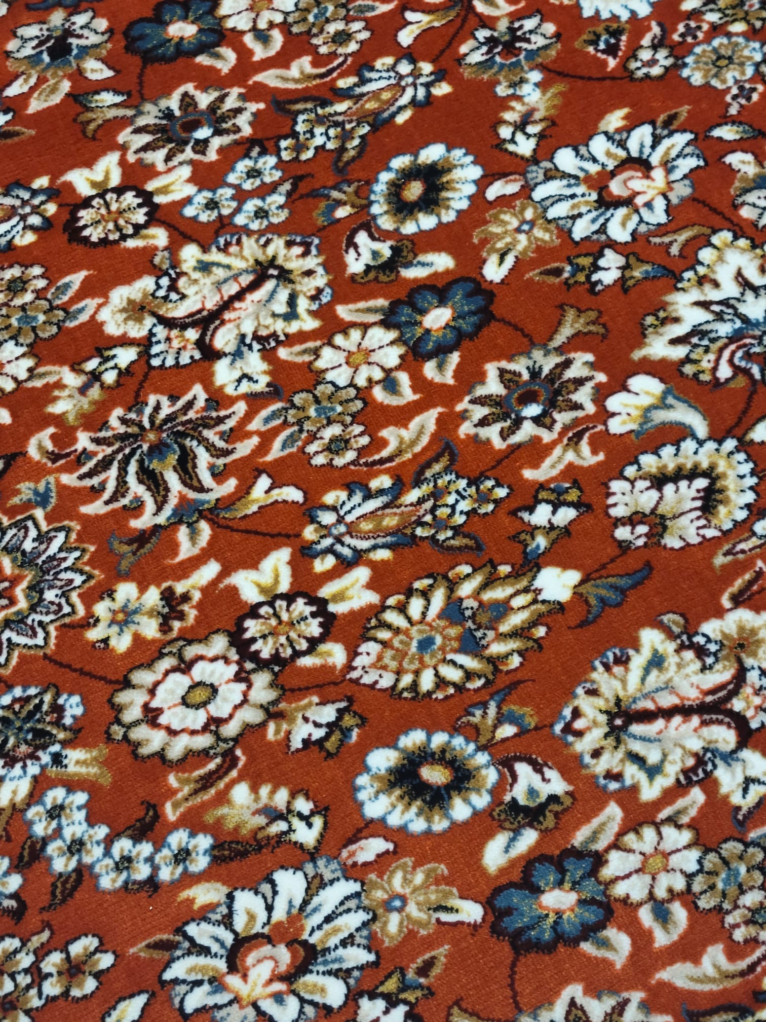 Ruby Blossom Round Rug - 3.2x3.2 (ft) - Image 3