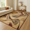 Crimson Wave Area Rug - 10x13 (ft) - Image 2