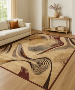 Alternative view of Crimson Wave Area Rug - 10x13 (ft)