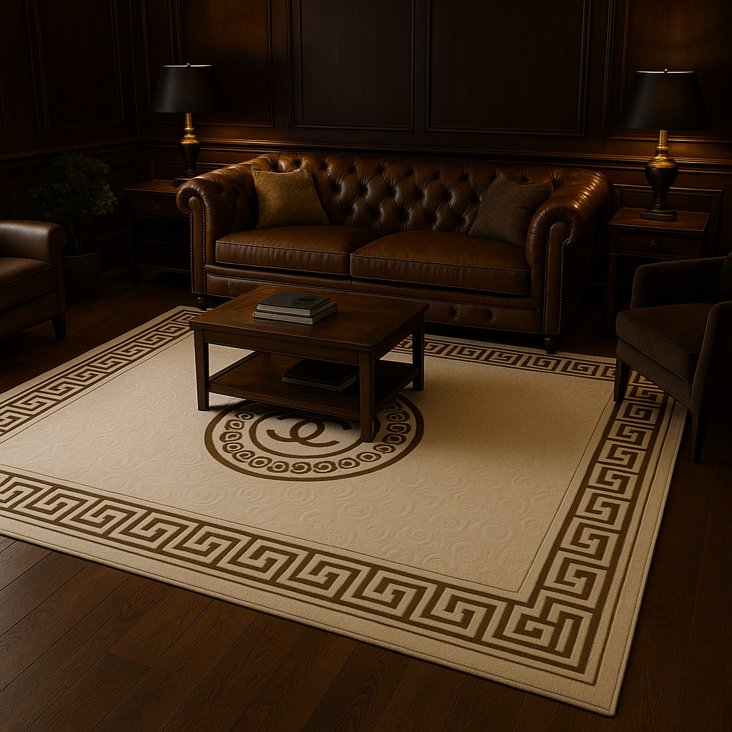 Meander Beige PGI Rug 10x13 ft - Image 3