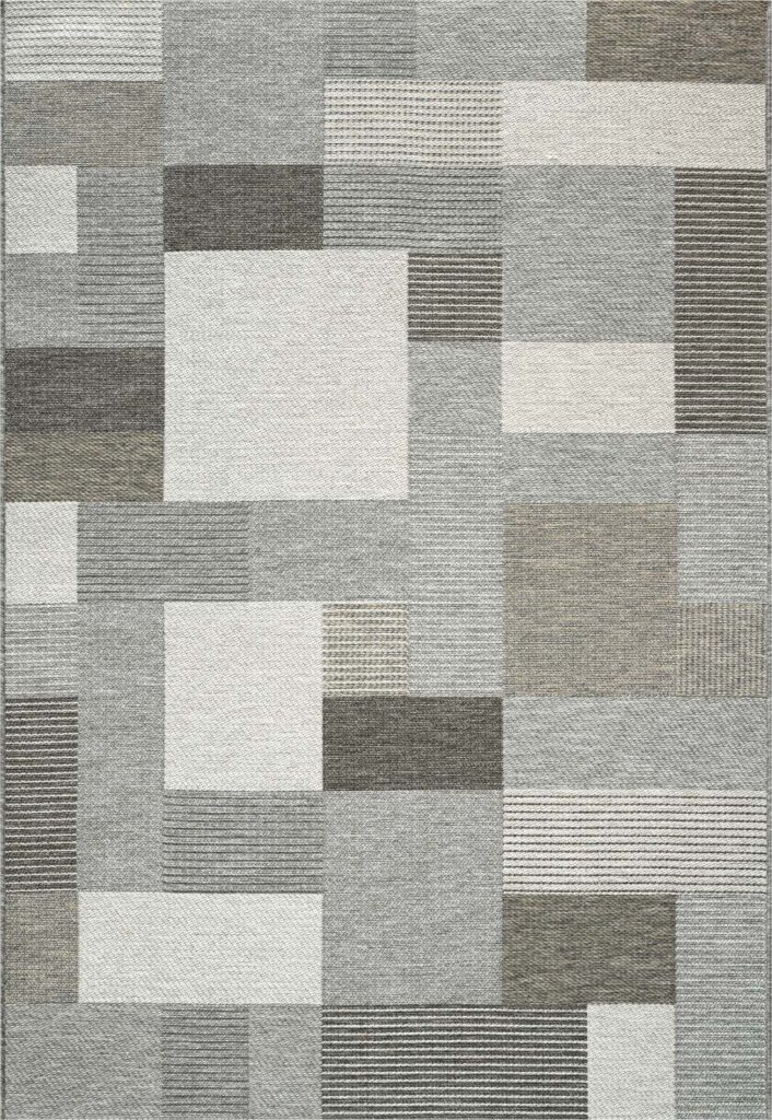 Brighton 98064 indoor-outdoor area rug full view with modern pattern