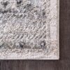 Madisson Vintage Faded Medallion Silver 6 ft. 7 in. x 9 ft. Indoor Area Rug - Image 2