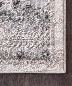 Alternative view of Madisson Vintage Faded Medallion Silver 6 ft. 7 in. x 9 ft. Indoor Area Rug