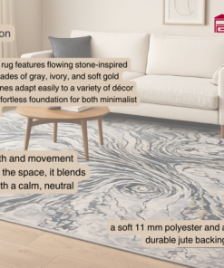 Alternative view of Current Gray PGI Runner Rug 2.6x8 ft
