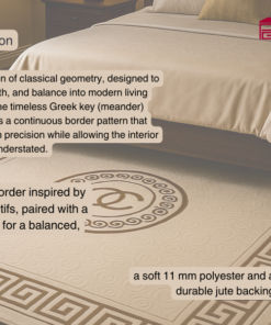 Alternative view of Meander Beige PGI Runner Rug 2.6x8 ft