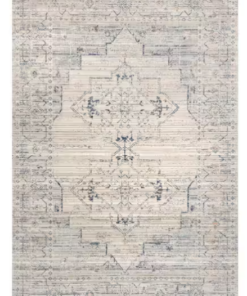 Lolita Faded 9x12 ft Machine Washable Indoor/Outdoor Area Rug