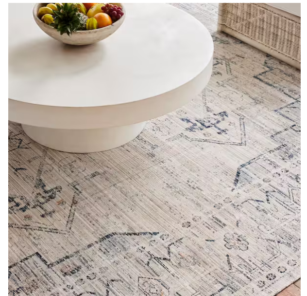 Lolita Faded 9x12 ft Machine Washable Indoor/Outdoor Area Rug - Image 4