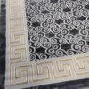 Meander Navy Gray PGI Rug 4x6 ft - Image 5