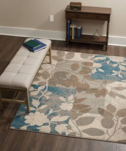 Alternative view of Home Dynamix Tremont Area Rug, Beige/Blue - 5.3 x7.2