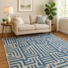 Arcadia Wavy Maze Area Rug - 4x6 (ft) - Image 3