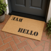 Hello Bye Entrance Mat - 17x27 in - Image 2