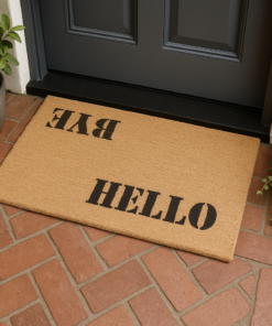 Alternative view of Hello Bye Entrance Mat - 17x27 in