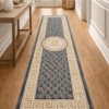 Meander Navy Gray PGI Runner Rug 2.6x10 ft - Image 6