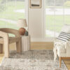 Nourison 6.7x9 (ft) Persian‑Inspired Beige Washable Rug - Image 2