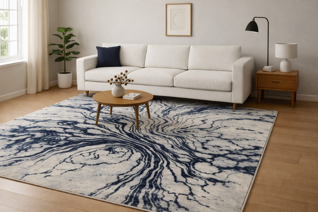 Current Navy PGI Rug 10x13 ft - Image 2