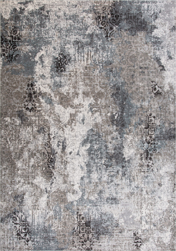 Opulence 1X area rug full view with ornate design