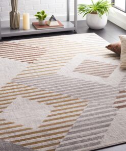 Alternative view of Palma Modern Neutral Area Rug - 6.5x9.2 (ft)