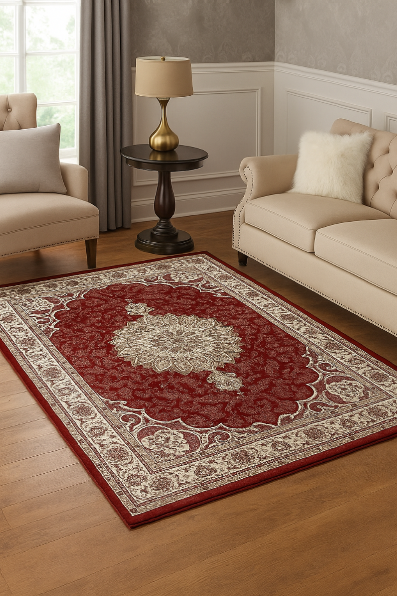 Pearl Crimson PGI Rug 6.5x9.7 ft - Image 2
