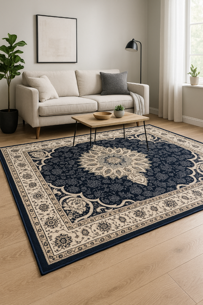 Pearl Navy PGI Rug 4x6 ft - Image 2