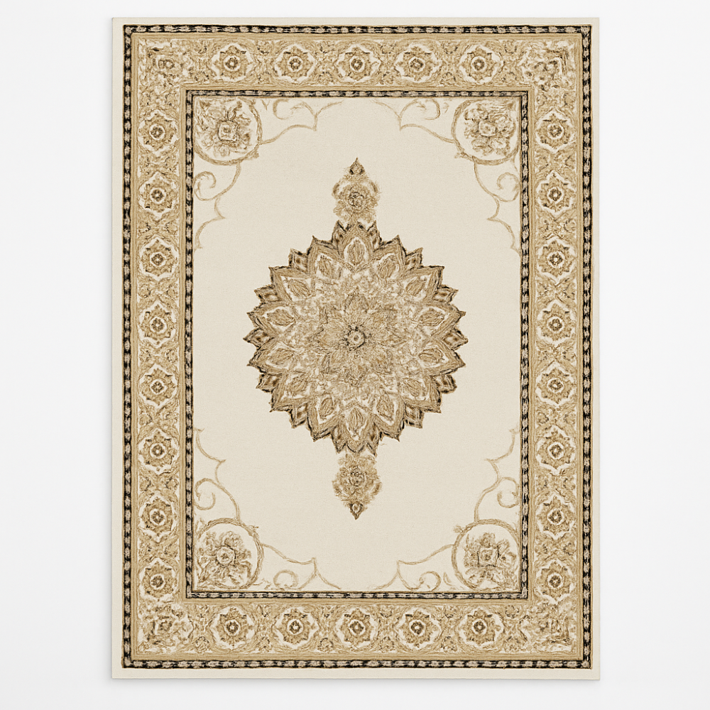 Pearl Beige PGI Runner Rug 2.6x8 ft