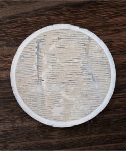 Driftwood Texture Round Rug - 3.2x3.2 (ft)