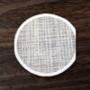 Woven Grid Round Rug - 3.2x3.2 (ft)