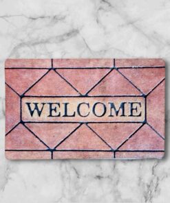 Brick Welcome Entrance Mat - 17x27 in