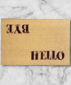Hello Bye Entrance Mat - 17x27 in