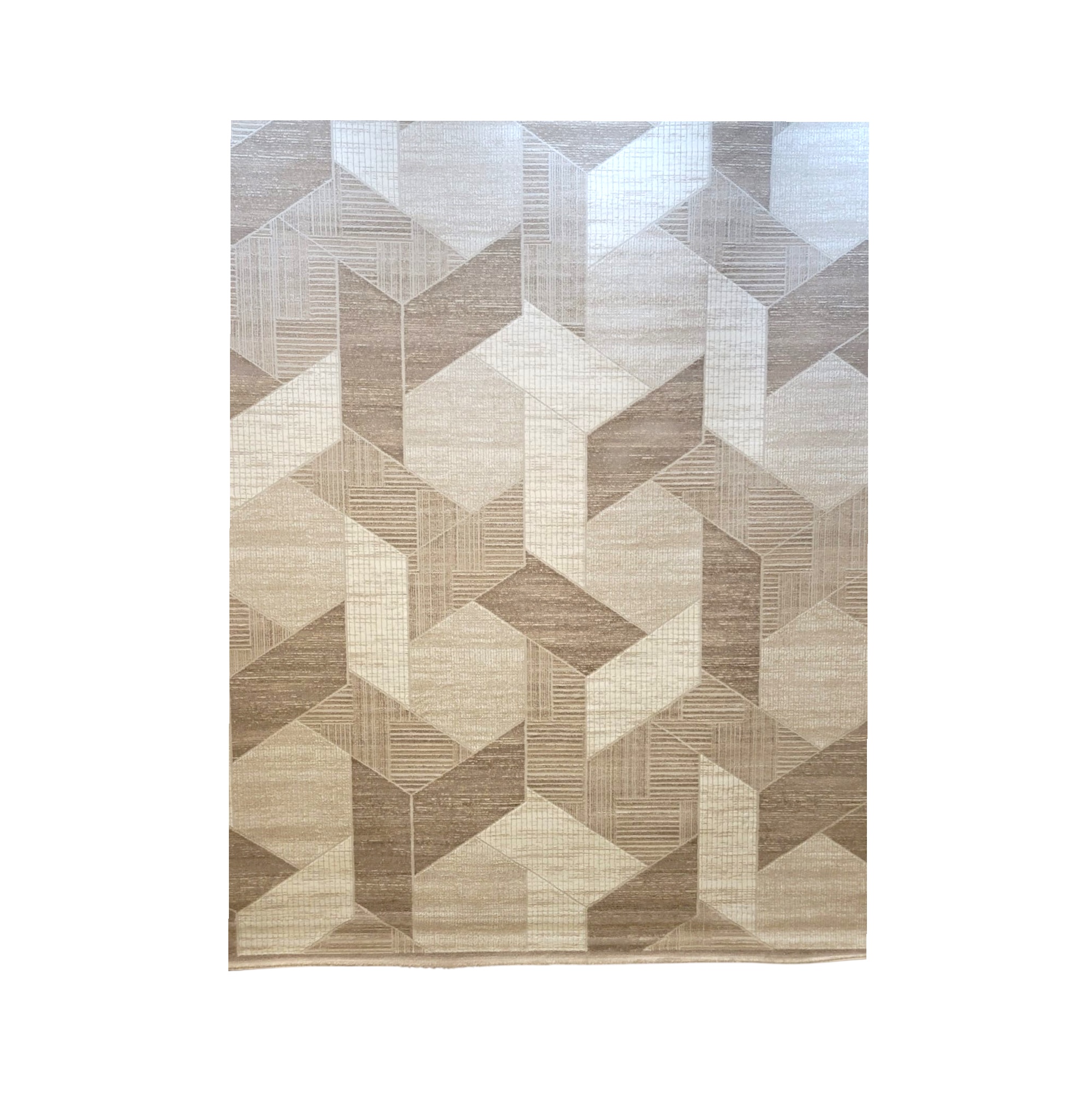 Cube Illusion Area Rug - 10x13 (ft)
