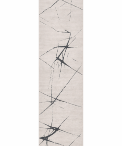 Rootline Gray PGI Runner Rug 2.6x8 ft