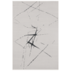 Rootline Gray PGI Rug 5.2x7.5 ft