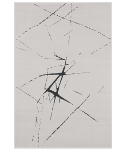 Rootline Gray PGI Rug 4x6 ft