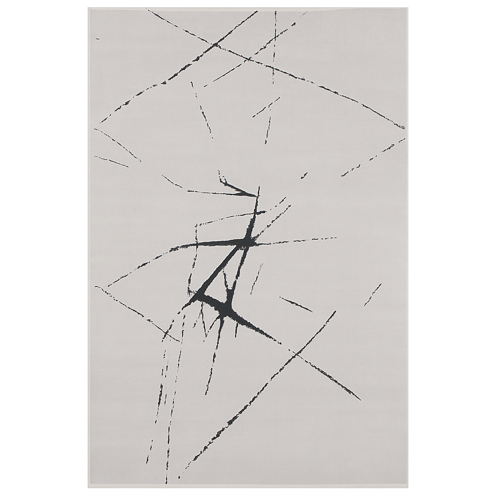 Rootline Gray PGI Rug 5.2x7.5 ft