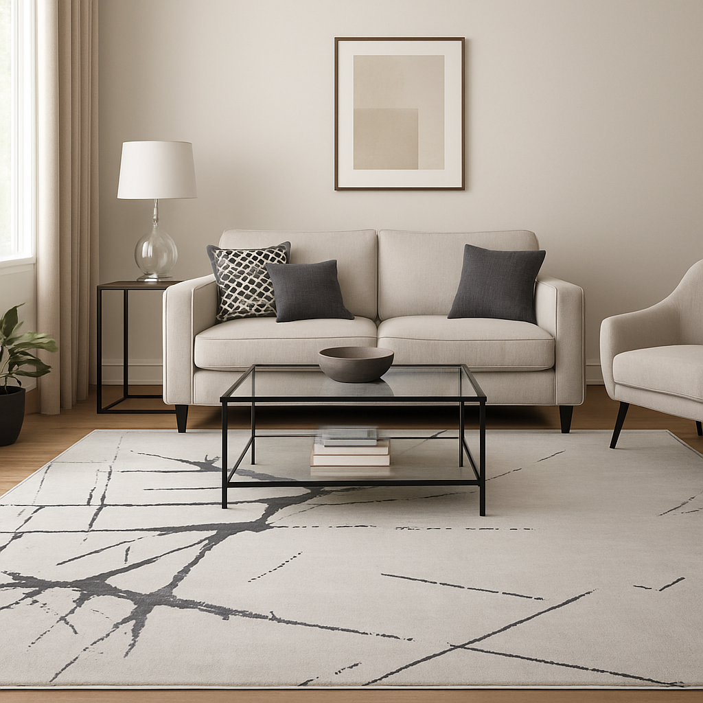 Rootline Gray PGI Rug 5.2x7.5 ft - Image 5